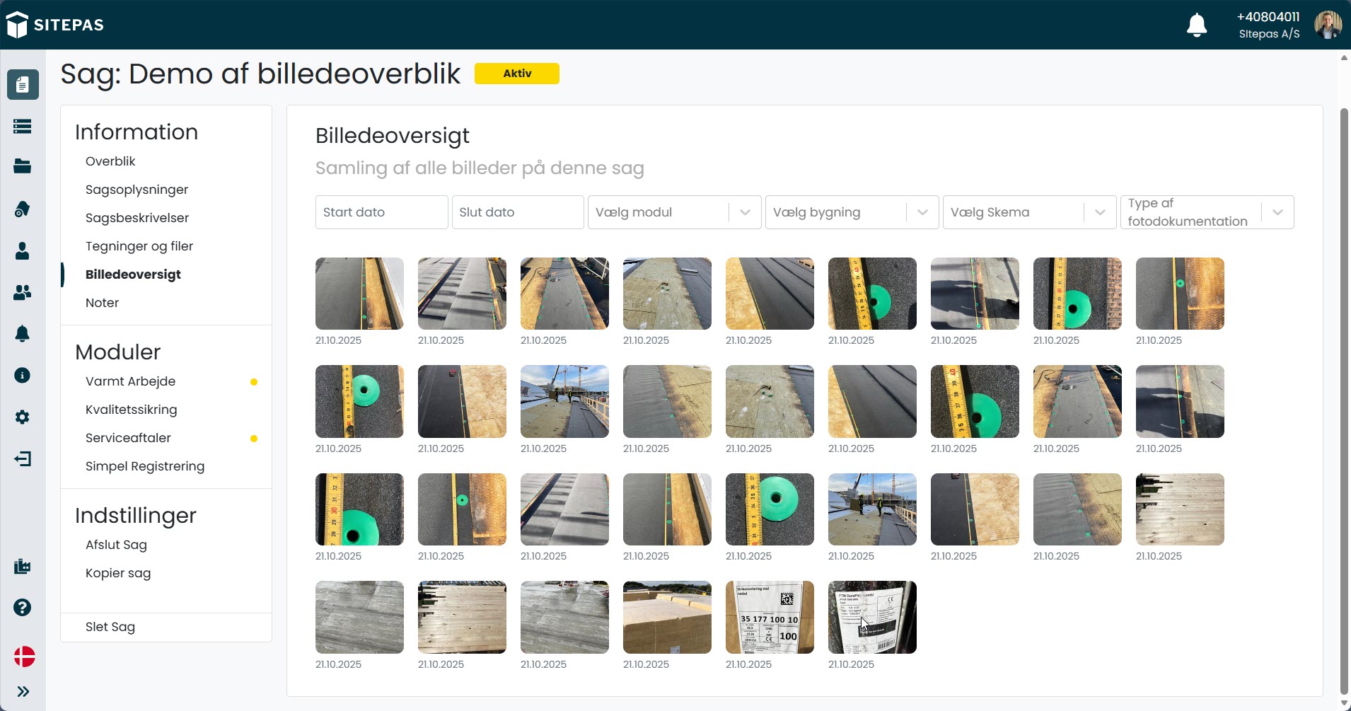 Sitepas Billedeoverblik Web