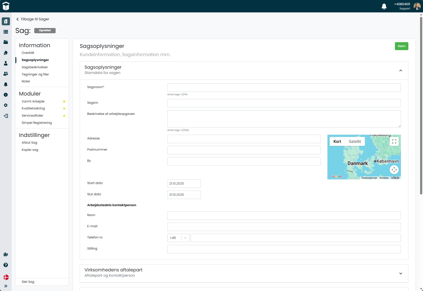 Sitepas Sager Sagsbeskrivelser Foto V260
